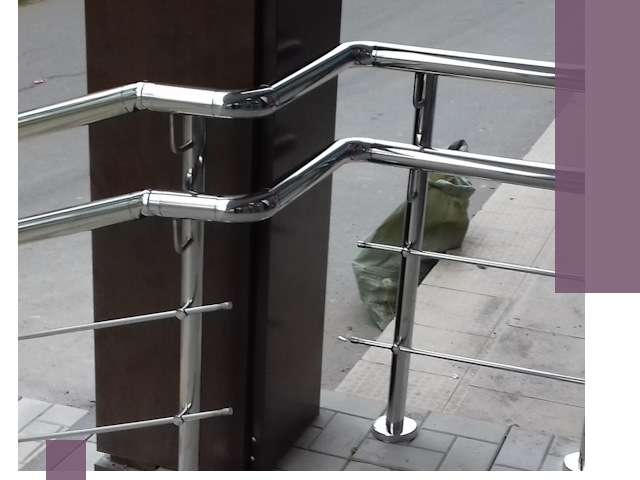 Монтаж поручней из нержавеющей стали в Соликамске качественно и быстро